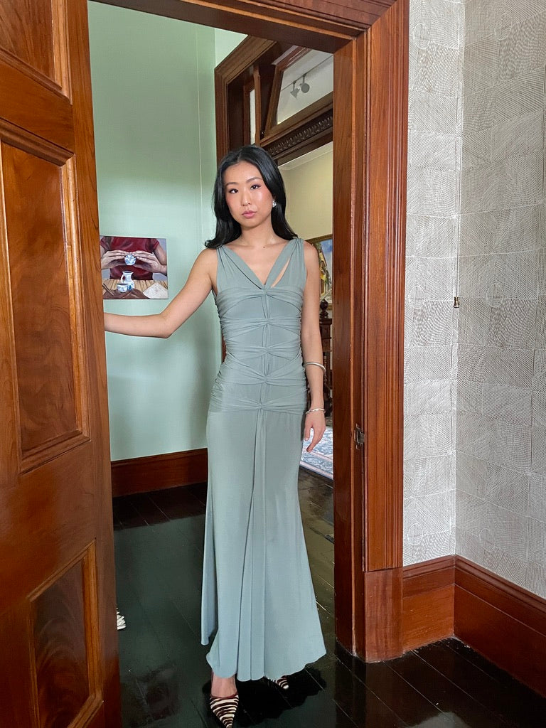 Vera Wang Wasabi Dress