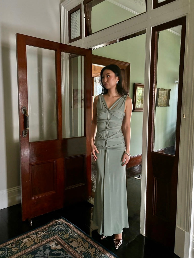 Vera Wang Wasabi Dress