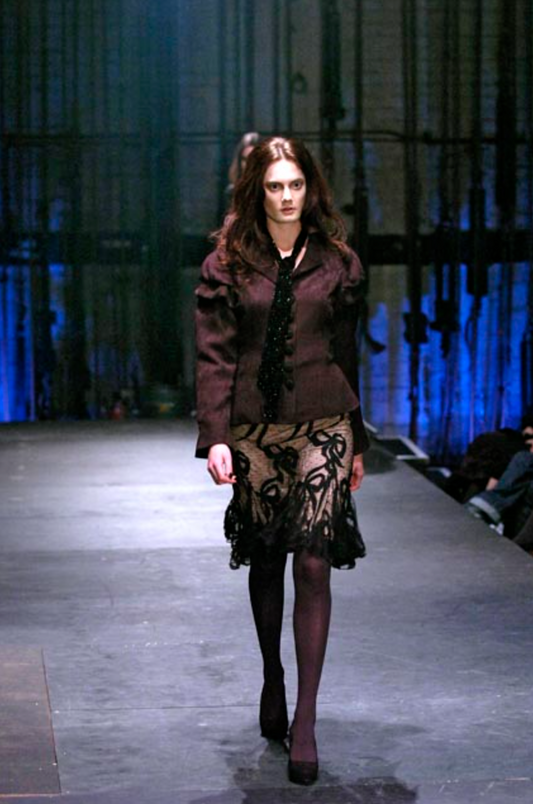 Vintage FW 2007 Trelise Cooper lace bow skirt
