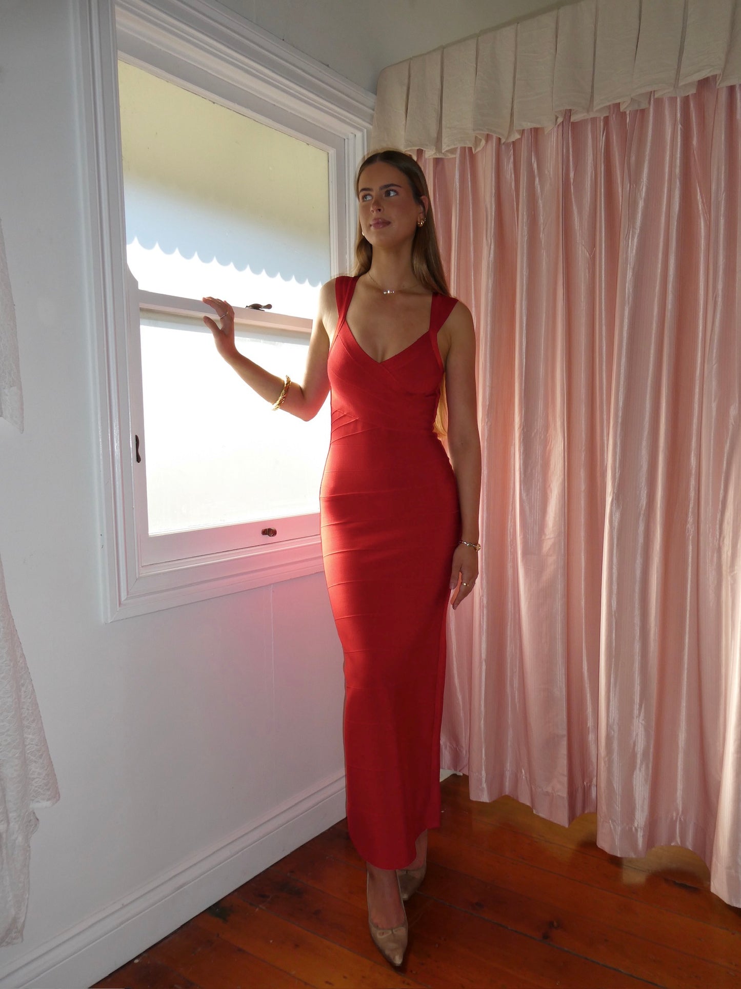 Herve Leger Maple Dress